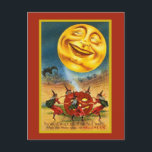 Huge Halloween Moon Card<br><div class="desc">"You would laugh too if you had seen... what the moon saw on Halloween!" Customise and personalise these cards any way you like. Use the simple CUSTOMIZE button just beneath the image, to add text or add colour to the cards. Cards are available in two sizes, with envelopes. Postcards have...</div>