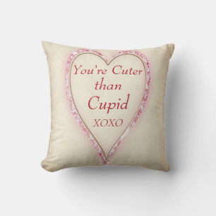 Huge Heart "CUTER THAN CUPID" Cushion