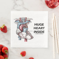 Huge Heart Inside Human Heart Anatomy Diagram