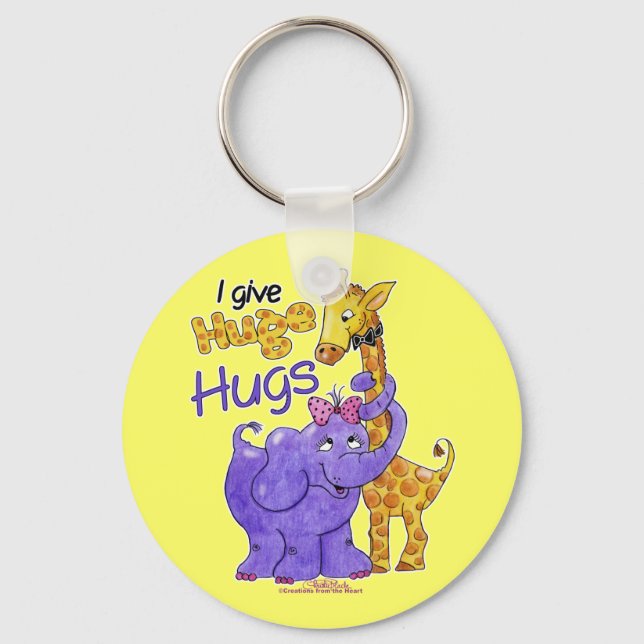 Huge Hugs Key Ring (Front)