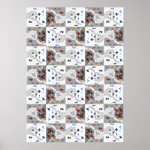 Huge Lotsa Math Brains Poster