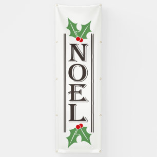 Huge NOEL Typography Christmas Banner