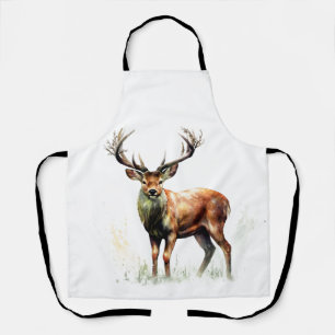 Huge Racked Deer  Apron