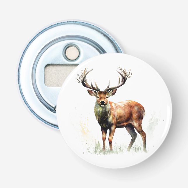 Huge Racked Deer  Bottle Opener (Front)