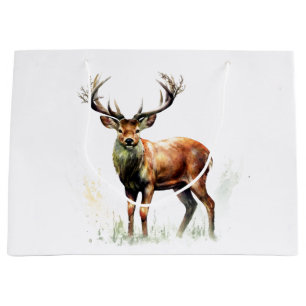 Huge Racked Deer Large Gift Bag