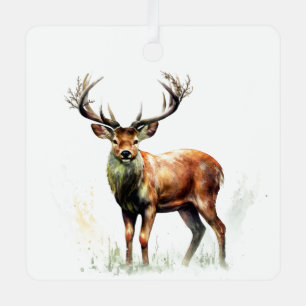 Huge Racked Deer  Metal Tree Decoration