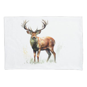 Huge Racked Deer Pillowcase