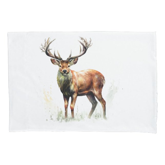 Huge Racked Deer  Pillowcase (Front)