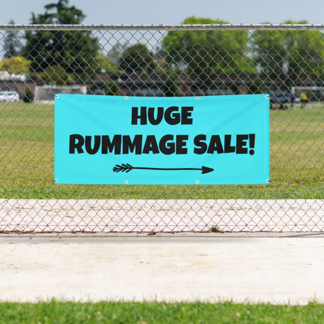Huge Rummage Sale! Bright Banner (Insitu)