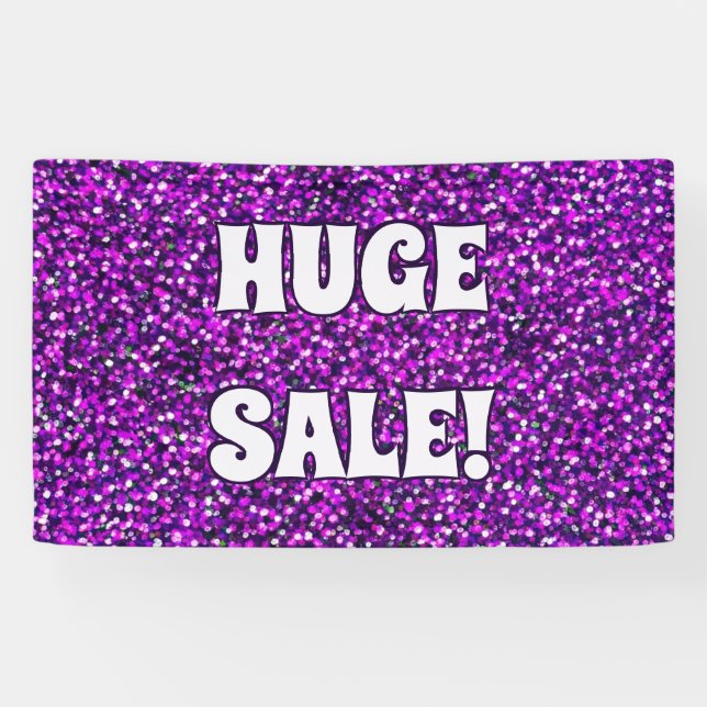 Huge sale glitter banner (Horizontal)