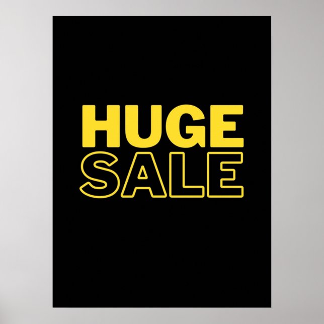 HUGE SALE POSTER (Front)