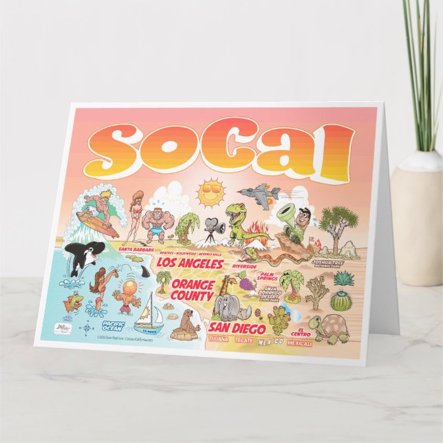 Huge SoCal Greeting Card (Front)
