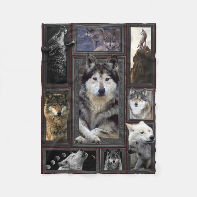 Huge Wolf 3D Blanket (Front)