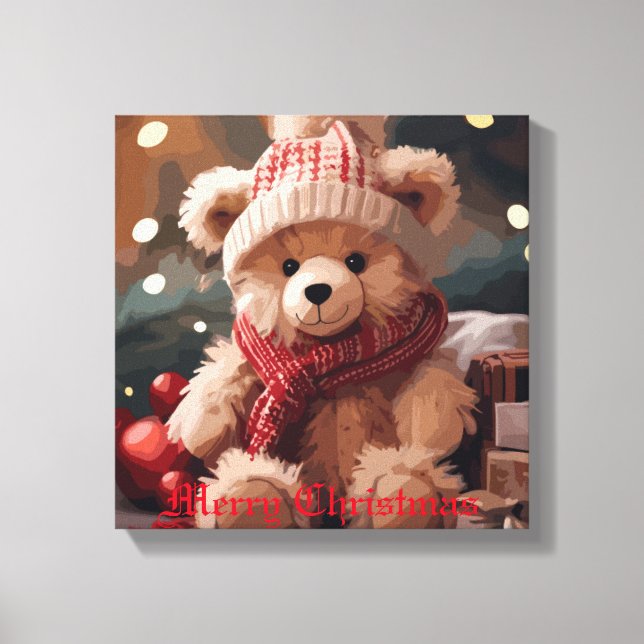 Huggable Canvas Print (Front)