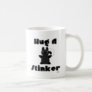 Huggable Skunk Hug A Stinker Coffee Mug