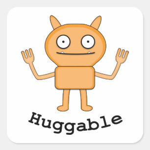 Huggable - Square Stickers