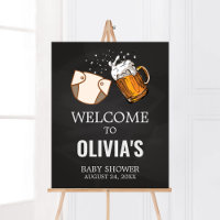 Huggies and Chuggies Baby Shower Welcome