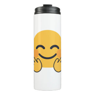 Hugging Emoji Thermal Tumbler