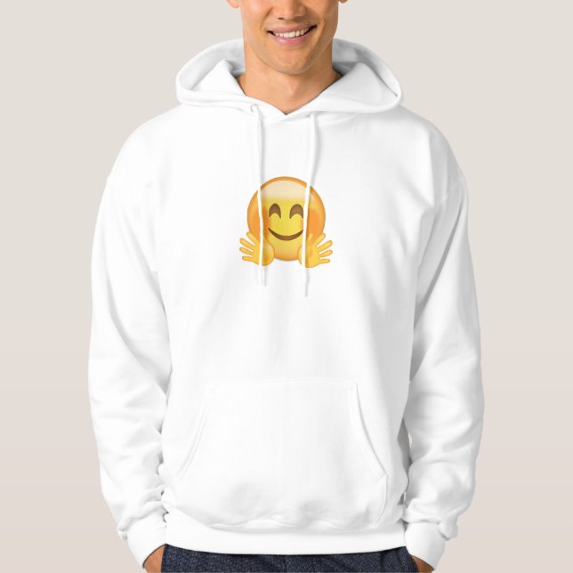 Hugging Face Emoji Hoodie (Front)