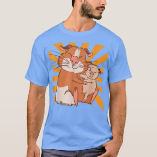 Hugging Guinea Pig Mum  T-Shirt