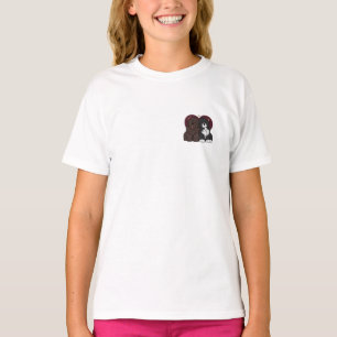 Hugging Newfoundland Dog Puppies T-Shirt