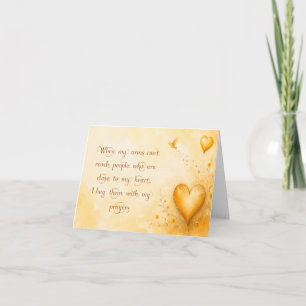 Hugging You With My Prayers Notecard