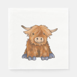 Huggy Harry - Part of my Fluffy Friends Series Cla Napkin