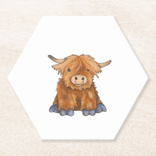 Huggy Harry - Part of my Fluffy Friends Series Cla Paper Coaster