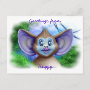 Huggy Postcard