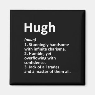 Hugh Definition Personalised Name Funny Birthday G Magnet