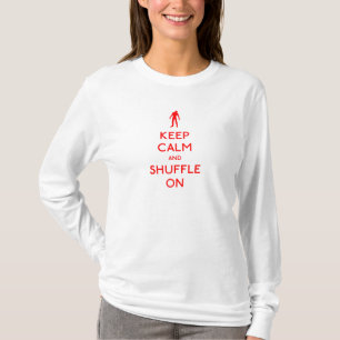 Hugh Howey I, Zombie Keep Calm Shuffle On Shirt