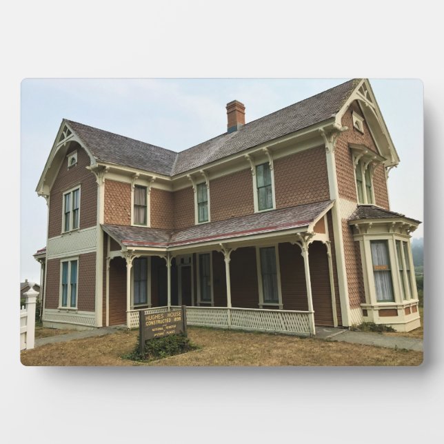 Hughes House, Cape Blanco, Oregon Coast Plaque (Front)