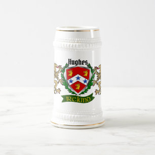 Hughes Irish Shield Beer Stein