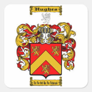 Hughes (Irish) Square Sticker