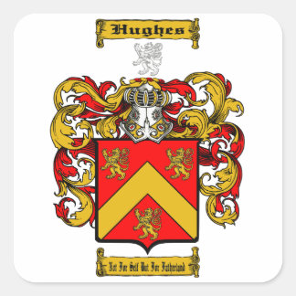 Hughes (Irish) Square Sticker