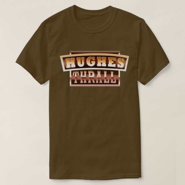 Hughes/Thrall Mens T-Shirt (Design Front)
