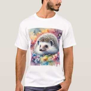 Hughs Hedgehog 180724AREF158 - Watercolor T-Shirt