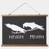 Huginn and Muninn Viking Ravens Norse Ink