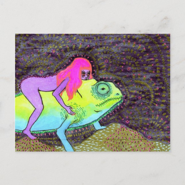 Hugmeleon Postcard (Front)