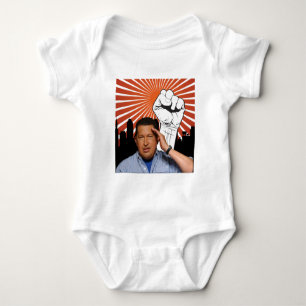Hugo Chavez - Hugo Salutes style Baby Bodysuit