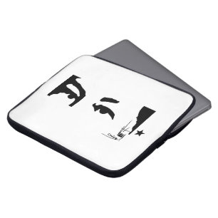 Hugo Chavez's Eyes & Signature Laptop Sleeve