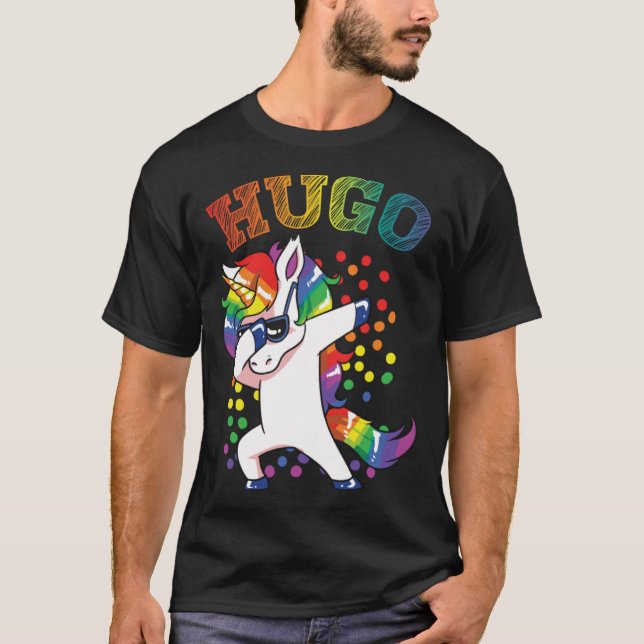 Hugo Dabbing Unicorn T-Shirt (Front)