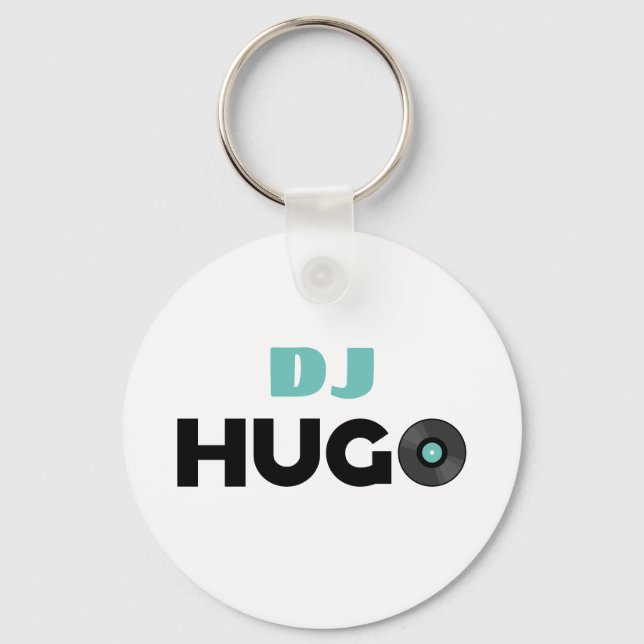 Hugo DJ Key Ring (Front)