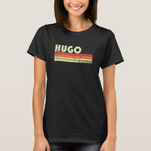 HUGO MN MINNESOTA Funny City Home Roots Gift Retro T-Shirt