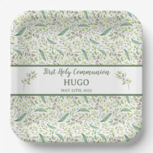 HUGO Paper Plato First Communion Plate