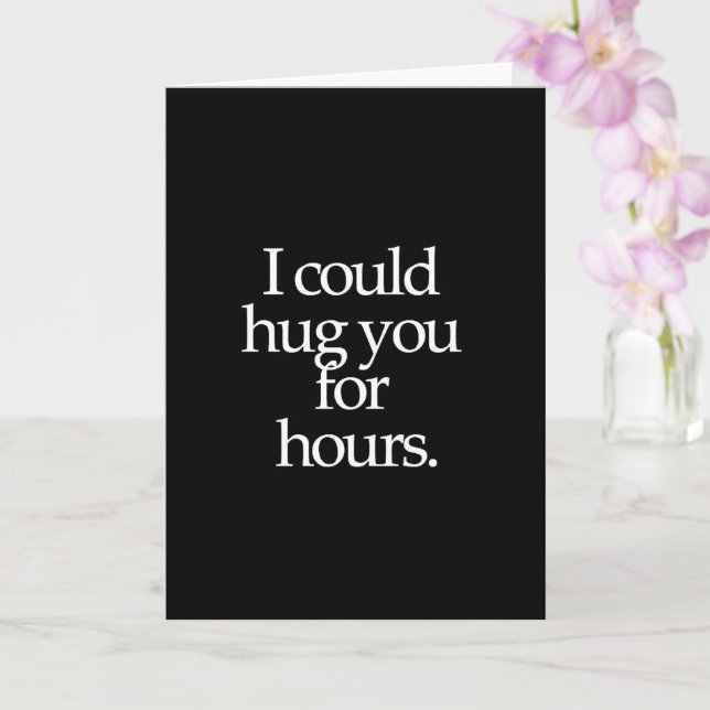 HUGS AND KISSES ARE COMING YOUR WAY...LOVE CARD (Orchid)