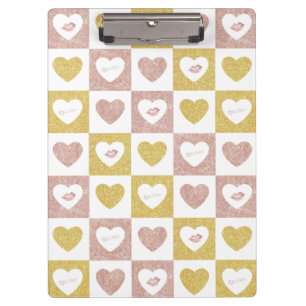 Hugs and kisses clipboard