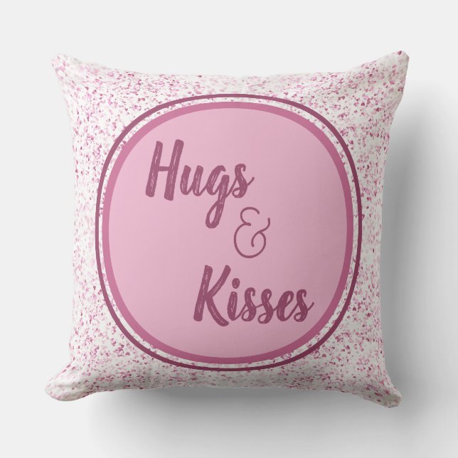 Hugs and Kisses Cushion (Front)