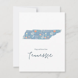Hugs and Kisses from Tennessee Holiday Card