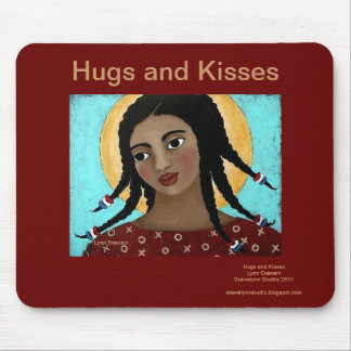 Hugs and Kisses Mouse Pad